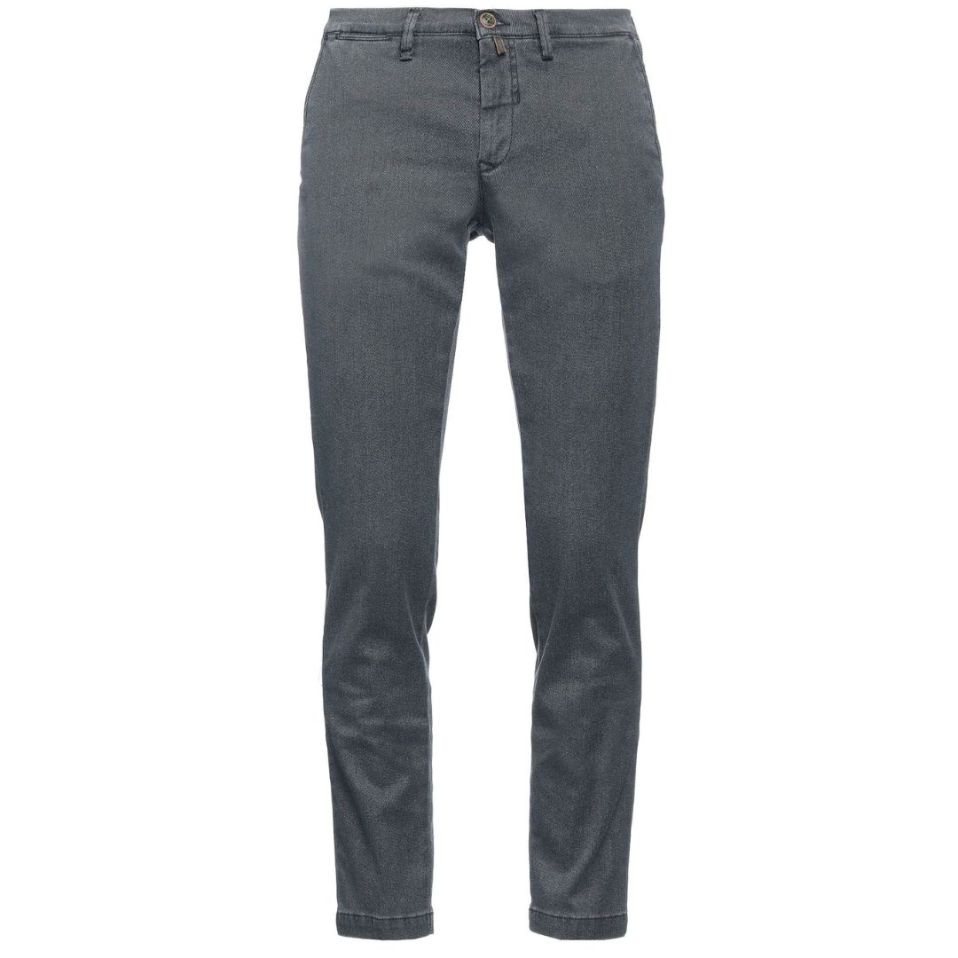 Pantaloni invernali in cotone elasticizzato - grigio lavato - BARBATI
