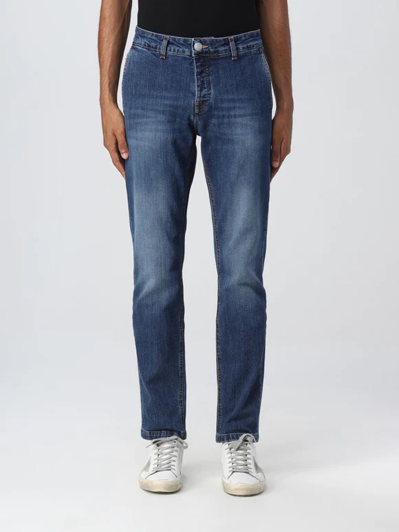 Jeans tasca america in denim blu - MANUEL RITZ
