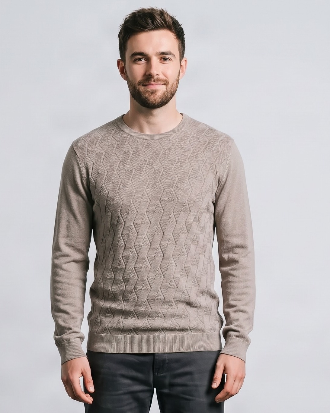 Maglia girocollo in cotone