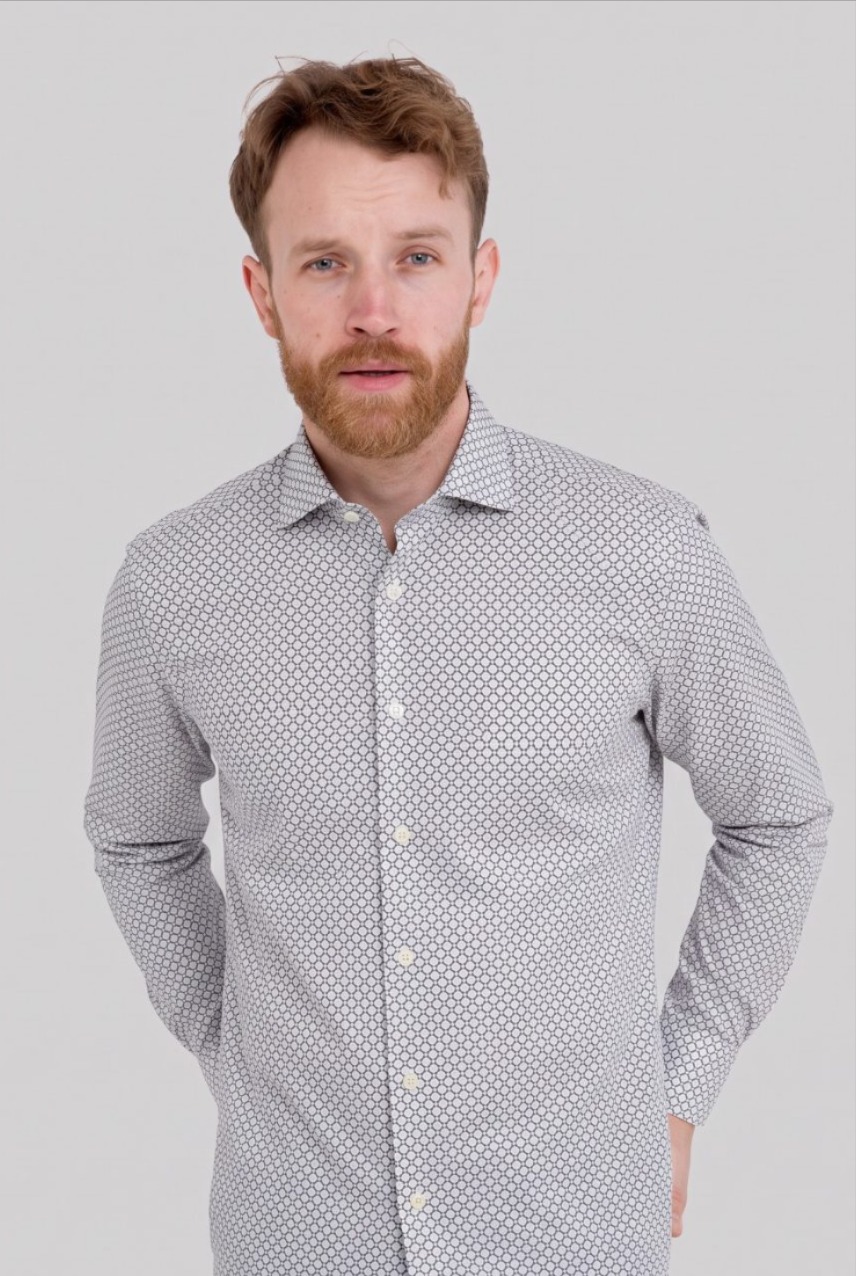 Camicia manica lunga cotone