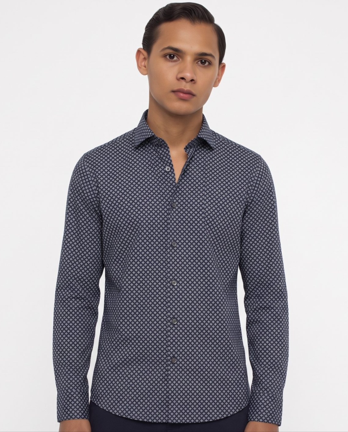Camicia manica lunga cotone