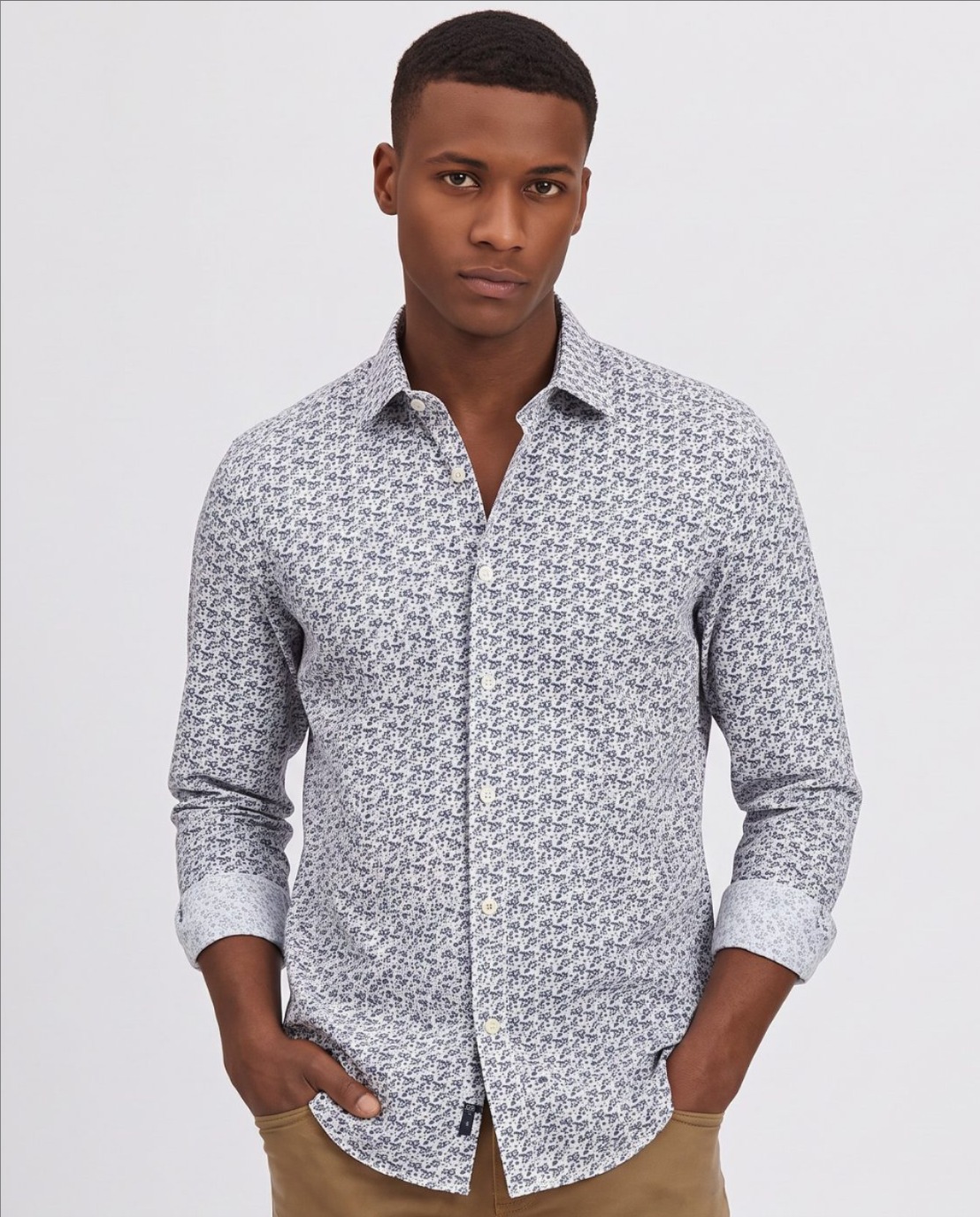 Camicia manica lunga cotone