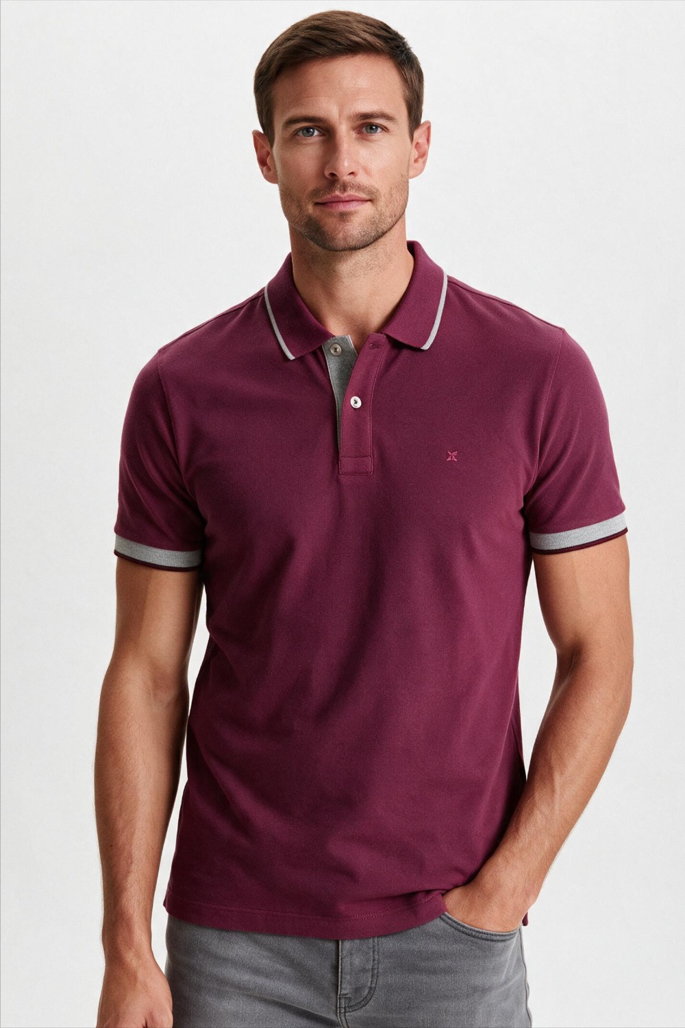 Polo manica corta cotone piquet