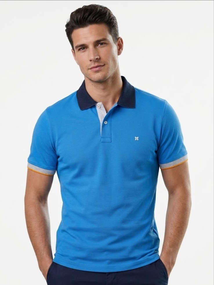 Polo manica corta cotone piquet