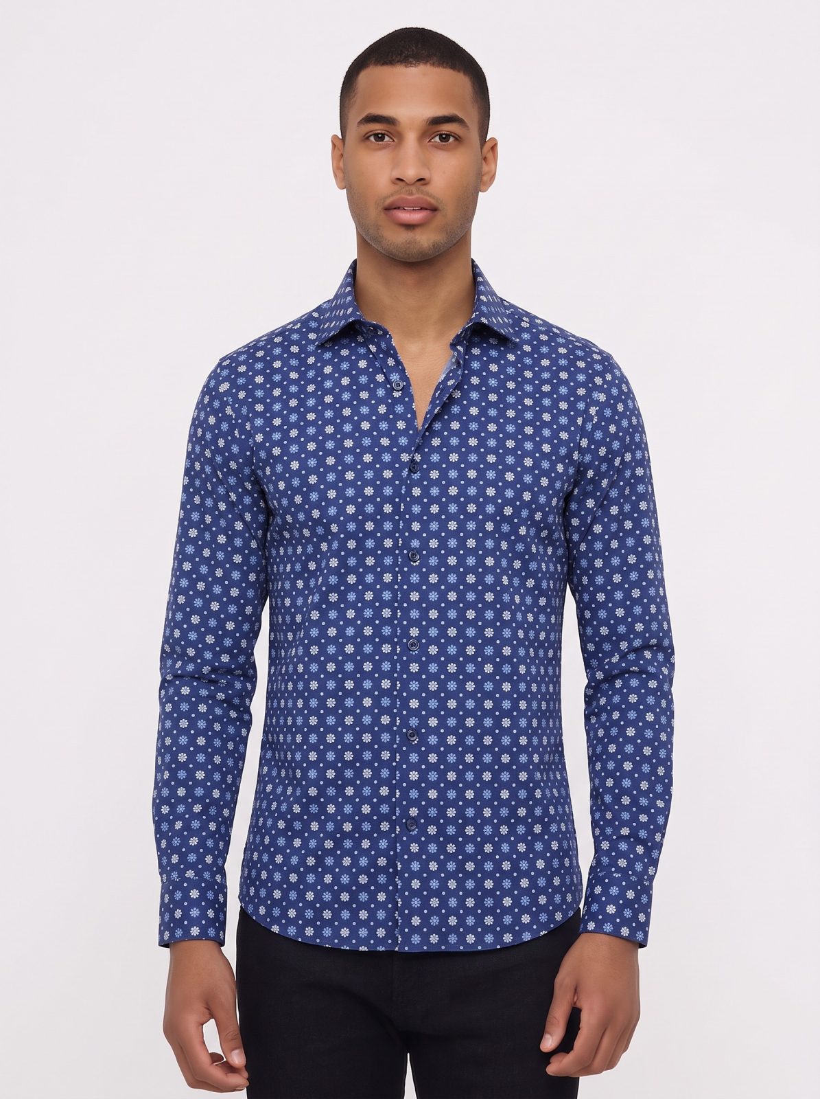 Camicia manica lunga cotone