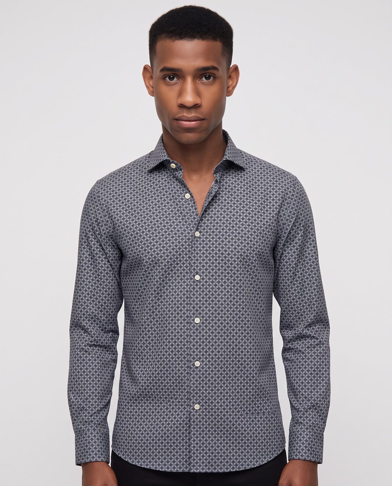 Camicia manica lunga cotone