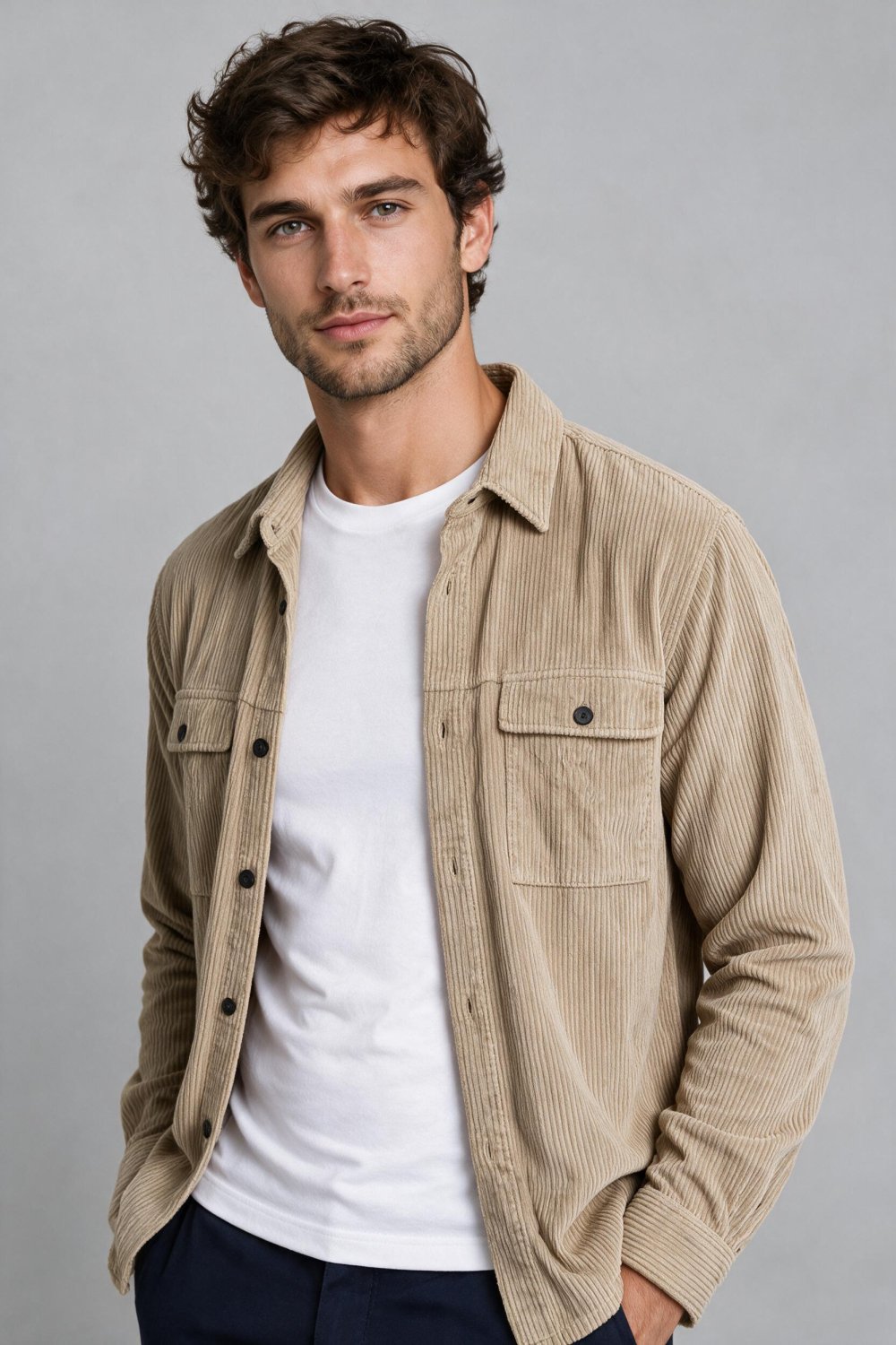 Camicia Manica Lunga in velluto - Camiceria Sartoriale Milano